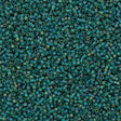 Miyuki Delica Seed Bead 11/0 Matte Transparent Dark Green AB 2-inch Tube DB859