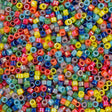 Miyuki Delica Seed Bead 11/0 Mix Opaque Rainbow AB 2-inch Tube (MIX44)