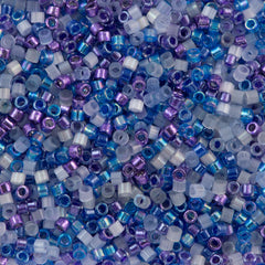 Miyuki Delica Seed Bead 11/0 Mix Blue Violets 7g Tube (9091)
