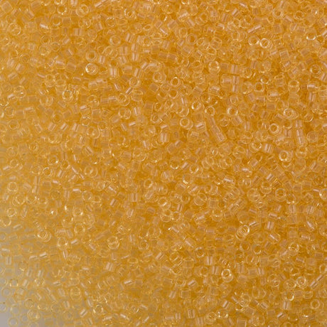 Miyuki Delica Seed Bead 11/0 Transparent Crystal Ivory 7g Tube DB1112