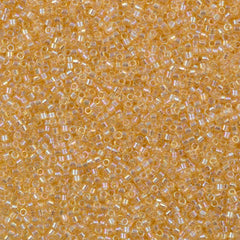 Miyuki Delica Seed Bead 11/0 Transparent Crystal Ivory Luster 7g Tube DB1252