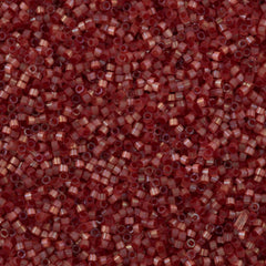 25g Miyuki Delica Seed Bead 11/0 Dyed Dark Berry Silk Satin DB1805