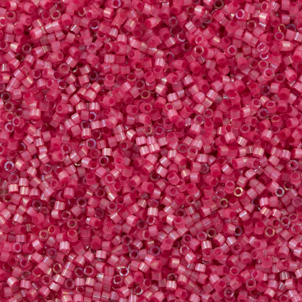 【のばら】 25g Miyuki Delica Seed Bead 11/0 Dyed Rose Silk Satin DB1807