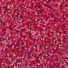 Miyuki Delica Seed Bead 11/0 Dyed Rose Silk Satin 2-inch Tube DB1807