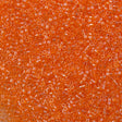 25g Miyuki Delica Seed Bead 11/0 Transparent Orange Luster DB1887