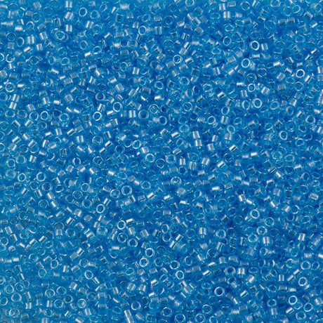 Miyuki Delica Seed Bead 11/0 Transparent Sky Blue Luster 7g Tube DB1890