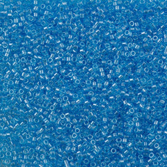 Miyuki Delica Seed Bead 11/0 Transparent Sky Blue Luster 7g Tube DB1890