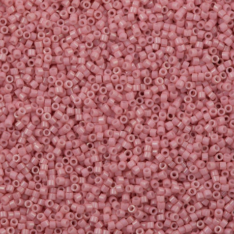 Miyuki Delica Seed Bead 11/0 Opaque Rosewater 2-inch Tube DB1906