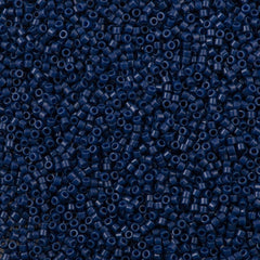 25g Miyuki Delica Seed Bead 11/0 Duracoat Opaque Matte Dyed Navy Blue DB2143