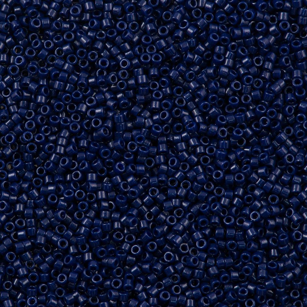 Miyuki Delica Seed Bead 11/0 Duracoat Opaque Dyed Cobalt 2-inch