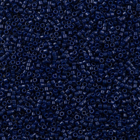 Miyuki Delica Seed Bead 11/0 Duracoat Opaque Matte Dyed Cobalt 2-inch Tube DB2144