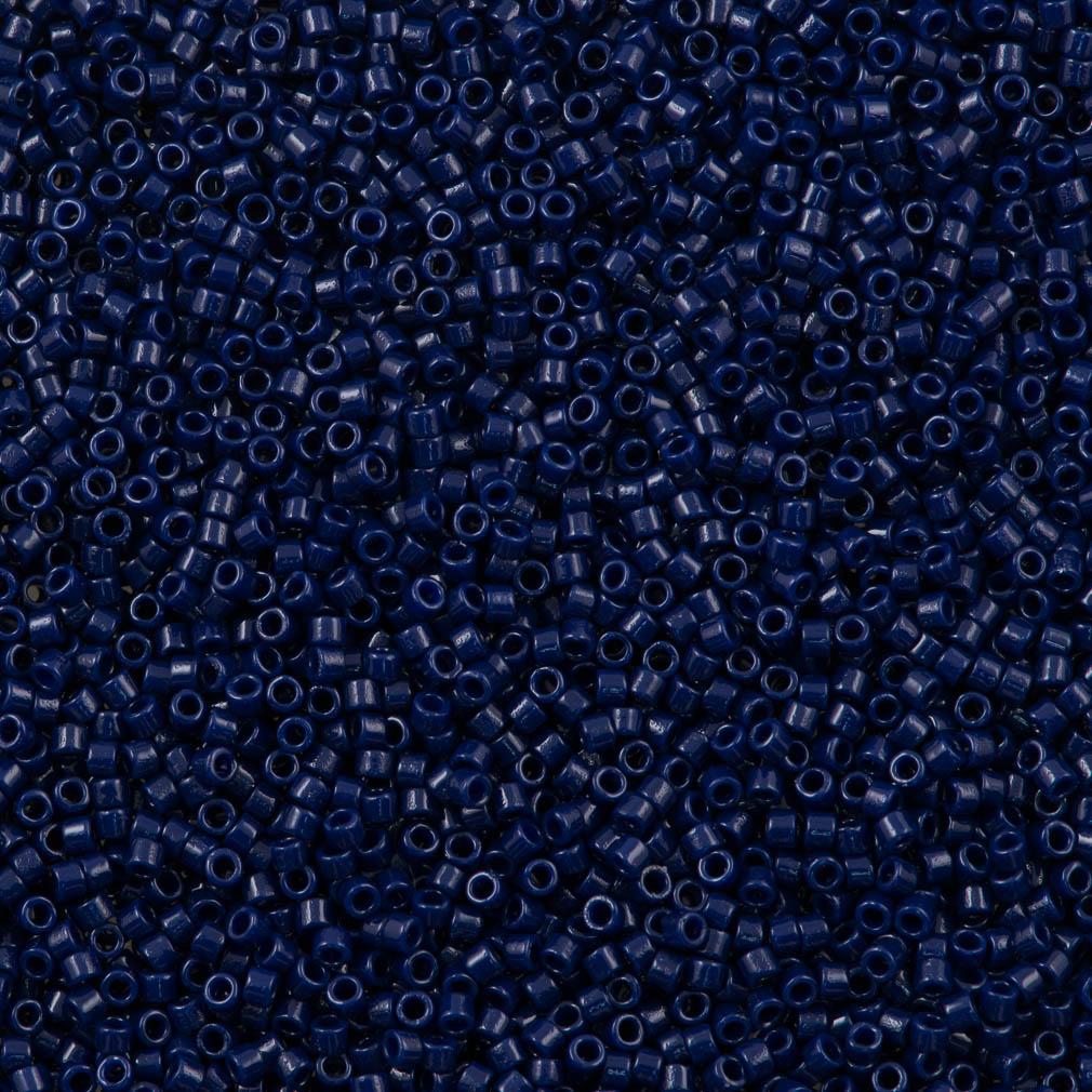 Miyuki Delica Seed Bead 11/0 Duracoat Opaque Matte Dyed Cobalt 2-inch Tube DB2144