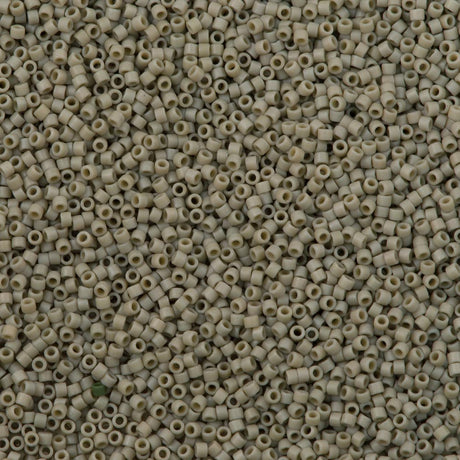 25g Miyuki Delica Seed Bead 11/0 Matte Opaque Glazed Cactus DB2282