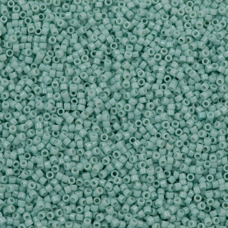 Miyuki Delica Seed Bead 11/0 Duracoat Opaque Dyed Ocean Spray 2-inch Tube DB2356