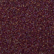 25g Miyuki Delica Seed Bead 11/0 Matte Transparent Ruby AB DB867