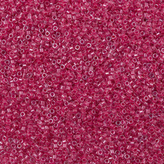 Miyuki Delica Seed Bead 11/0 Inside Dyed Color Dark Pink 2-inch Tube DB914