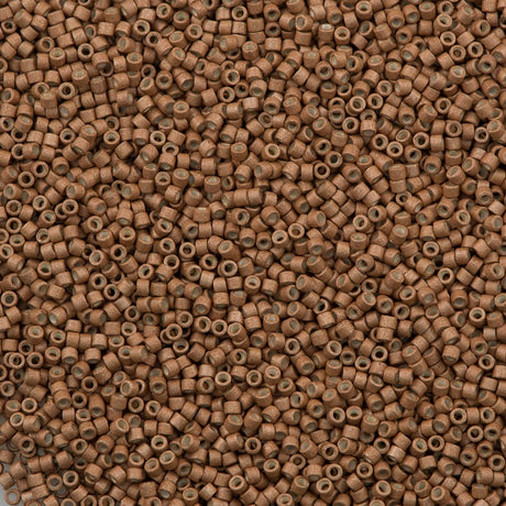 25g Miyuki Delica Seed Bead 11/0 Galvanized Matte Muscat DB1165