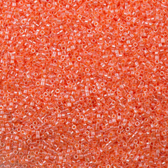 Miyuki Delica Seed Bead 11/0 Ceylon Coral 2-inch Tube DB235
