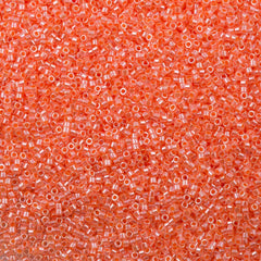 Miyuki Delica Seed Bead 11/0 Ceylon Coral 2-inch Tube DB235