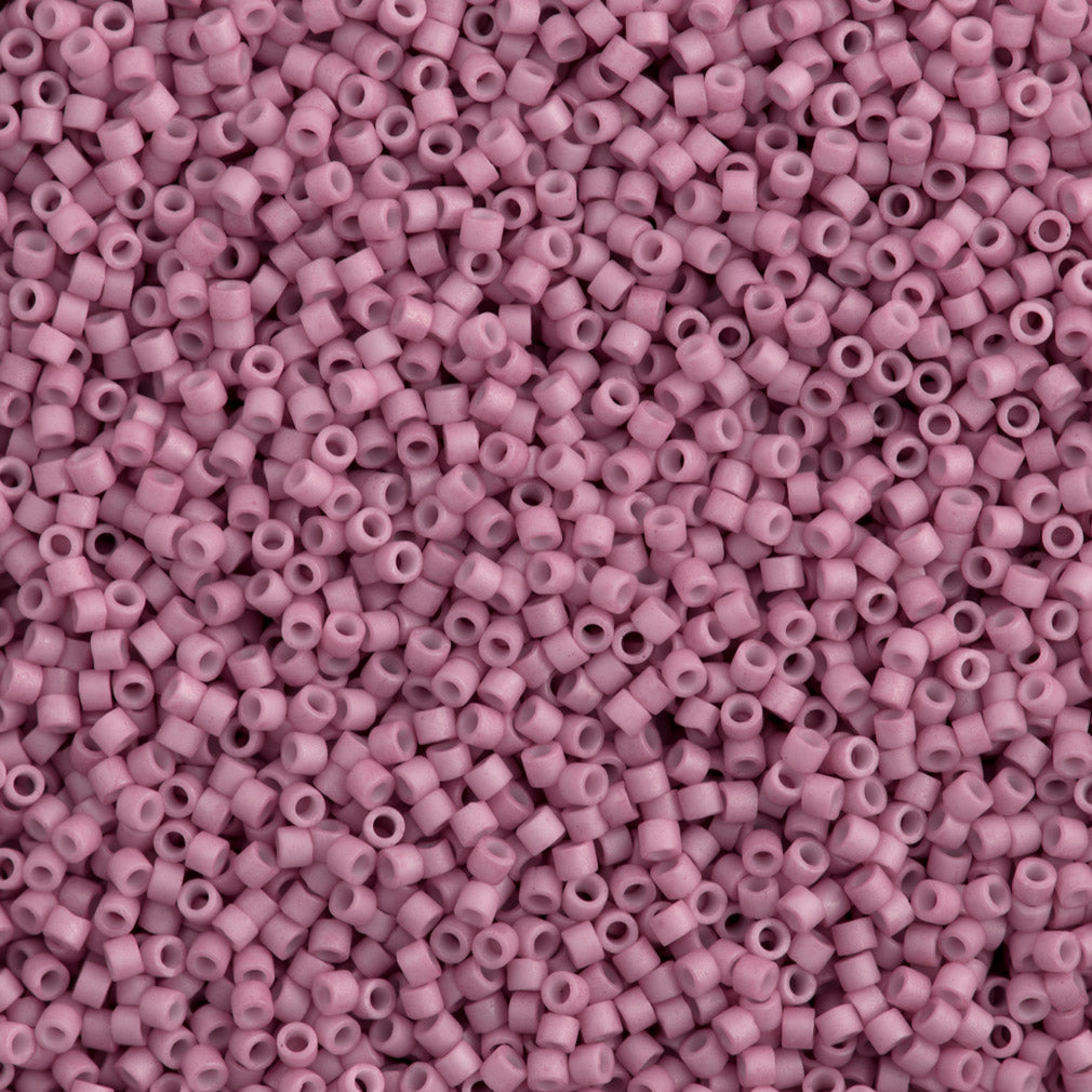 Miyuki Delica Seed Bead 11/0 Matte Rose 2-inch Tube DB355