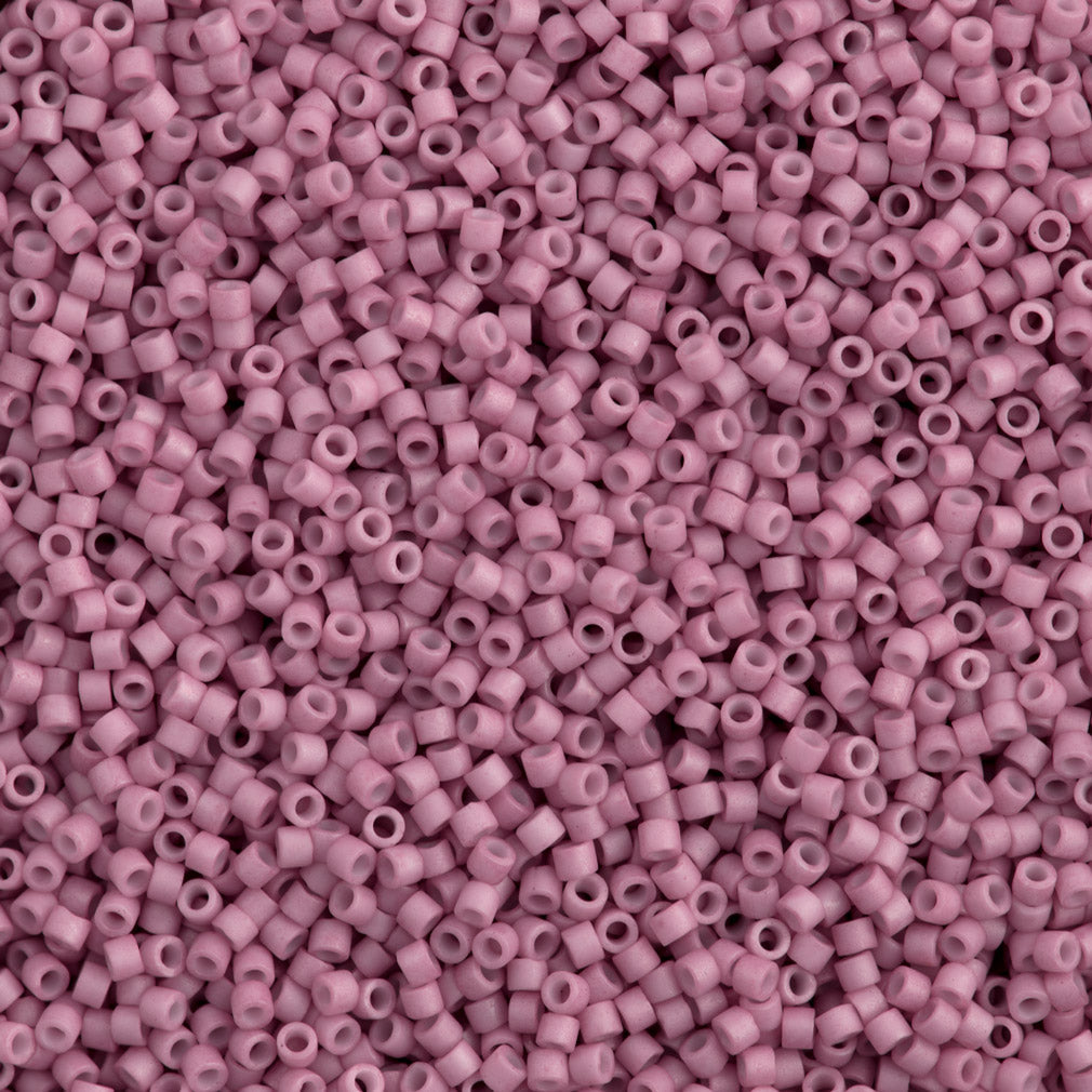 100g Miyuki Delica Seed Bead 11/0 Matte Rose DB355