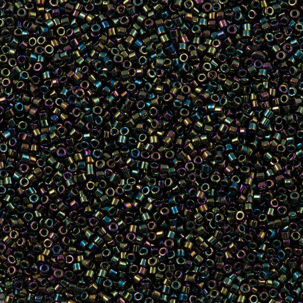Miyuki Delica Seed Bead 11/0 Green Iris 2-inch Tube DB3 – Aura