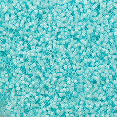 25g Miyuki Delica Seed Bead 11/0 Silk Inside Dyed Frozen Blue DB1859