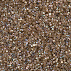 25g Miyuki Delica Seed Bead 11/0 Silk Inside Dyed Shell AB DB1862