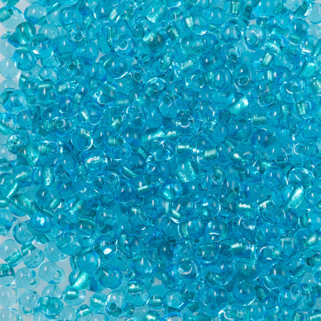 Miyuki Drop Fringe Seed Bead Green Lined Aqua (46)