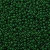 50g Miyuki Round Seed Bead 11/0 Opaque Dyed Hunter Green (2048)