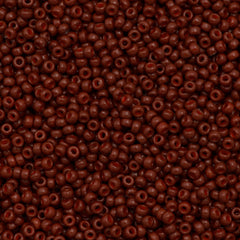 Miyuki Round Seed Bead 11/0 Duracoat Dyed Opaque Maroon 22g Tube (4470)
