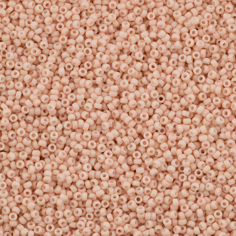 Miyuki Round Seed Bead 11/0 Opaque Matte Light Tan (2023)