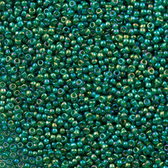 Miyuki Round Seed Bead 11/0 Emerald Lined Aqua 22g Tube (354)