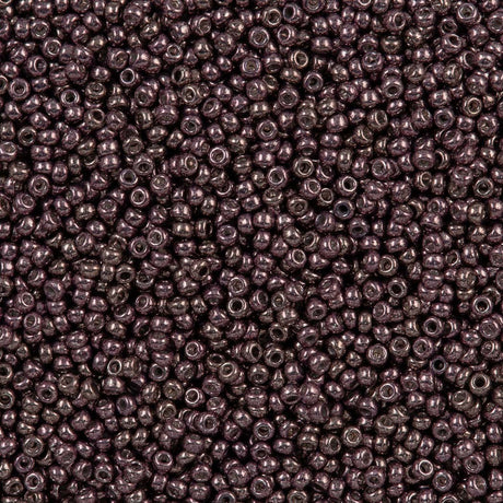 50g Miyuki Round Seed Bead 11/0 Galvanized Brown (1088)