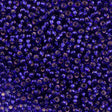 Miyuki Round Seed Bead 11/0 Dyed Silver Lined Dark Cobalt (1427)