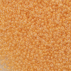 50g Miyuki Round Seed Bead 11/0 Inside Color Lined Canary Yellow (202)