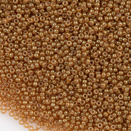 Miyuki Round Seed Bead 15/0 Spice Translucent 2-inch Tube (2372)