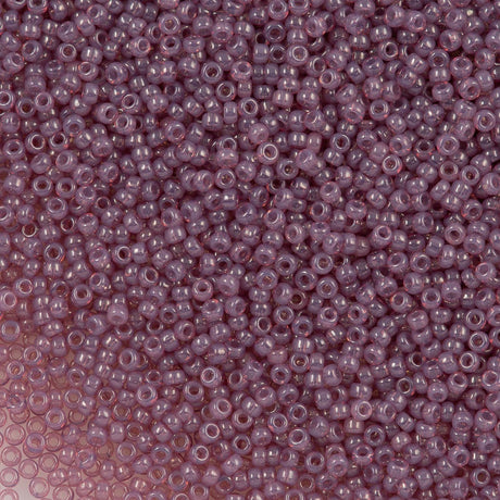 Miyuki Round Seed Bead 15/0 Thistle Translucent 2-inch Tube (2373)