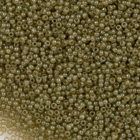 Miyuki Round Seed Bead 11/0 Celery Translucent 22g Tube (2374)