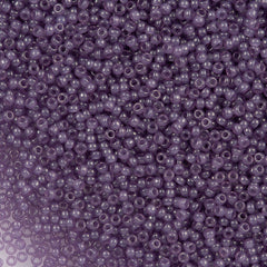 50g Miyuki Round Seed Bead 11/0 Lavender Translucent (2377)