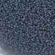 Miyuki Round Seed Bead 15/0 Slate Translucent 2-inch Tube (2378)
