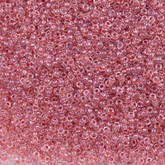 50g Miyuki Round Seed Bead 11/0 Inside Color Lined Dusty Rose (2601)