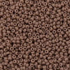 50g Miyuki Round Seed Bead 11/0 Duracoat Dyed Opaque Beige (4455)