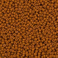 Miyuki Round Seed Bead 11/0 Duracoat Dyed Opaque Persimmon 22g Tube (4458)