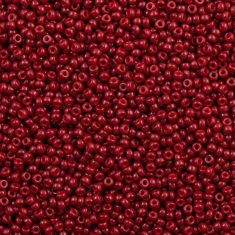 50g Miyuki Round Seed Bead 11/0 Duracoat Dyed Opaque Jujube (4469)