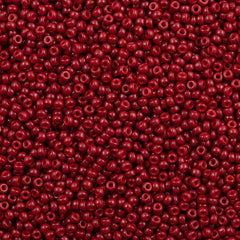 50g Miyuki Round Seed Bead 11/0 Duracoat Dyed Opaque Jujube (4469)