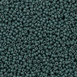 50g Miyuki Round Seed Bead 11/0 Duracoat Dyed Opaque Eucalyptus (4481)