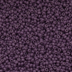 Miyuki Round Seed Bead 15/0 Duracoat Dyed Opaque Dark Orchid 2-inch Tube (4489)