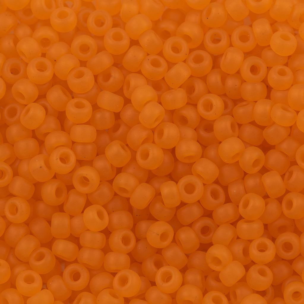 Miyuki Round Seed Bead 6/0 Matte Orange (138F)