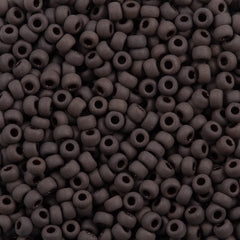Miyuki Round Seed Bead 8/0 Matte Opaque Chocolate 22g Tube (409F)